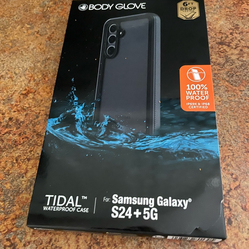 Body Glove Tidal Waterproof Case for Samsung Galaxy S24+ 5G - Black